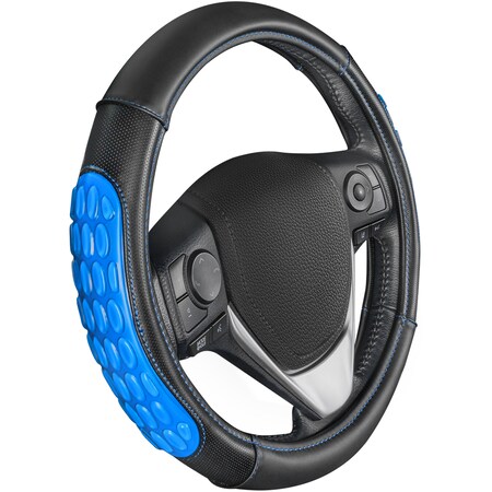 The Sharper Image Cooling-Gel Steering Wheel Cover SISW-751-BL